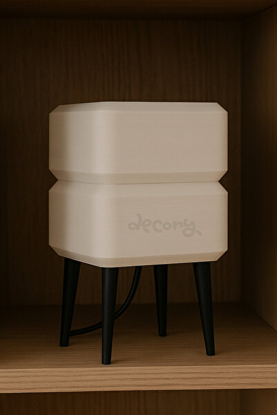 decory Pinterest Style Cozy Lampshade Table Lamp, Stylish Simple Table Lamp (Bioplastic) E27