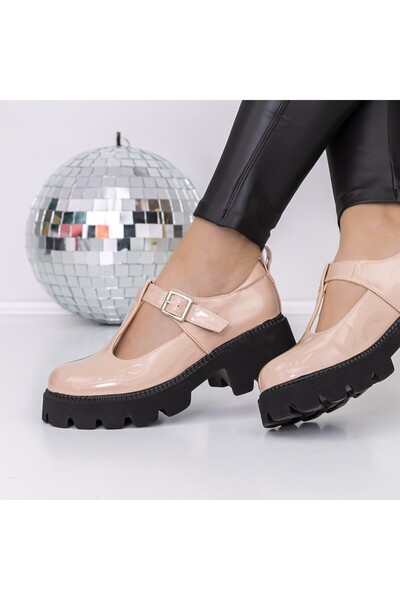 mei Γυναικεία Casual Παπούτσια 3LE21 Μπεζ