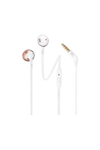 Generic ORIGINAL JBL Tune 205 In-Ear Headphones – White Gold