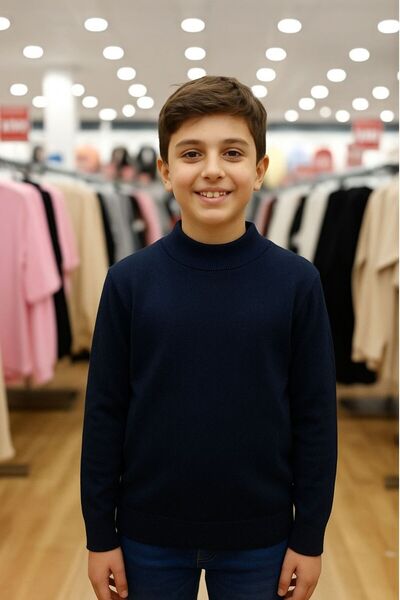 Mcr Unisex Children's Long Sleeve Half Fishing Collar Corded Fabric Kaskorse ...