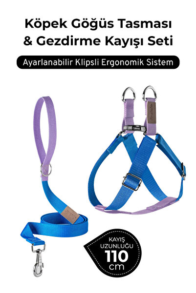 pasiole Adjustable Dog Harness and Walking Leash Set | Handmade, Durable, Convenient to Use