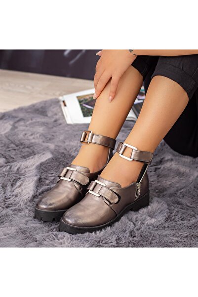 mei Women's Casual Shoes ZP1980 Guncolor