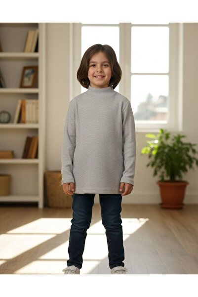 Mcr UNISEX ΠΑΙΔΙΚΟ ΜΑΚΡΥΜΑΝΙΚΟ ΦΟΡΜΑ ΜΙΑΜΙΣΤΗ ΛΑΜΠΕΡΟΚΡΑΤΗΣ κοτλέ ΚΑΜΙΚΟΡΣΕ ΒΑΜΒΑΚΙ ΠΟΥΛΟΥΡΙΟΥ ΦΟΡΜΑ ΓΚΡΙ