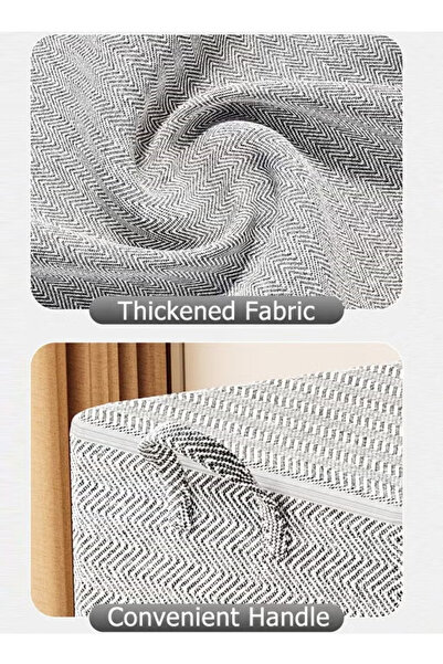 Generic Portable Quilt Storage Bag Non-woven Extra Large Can Store Clothes, Pillows, and Blankets