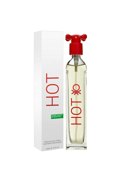 United Colors of Benetton يونايتد كولرز اوف بينيتون بخاخ او دي تواليت هوت للنساء، 3.3 اونصة