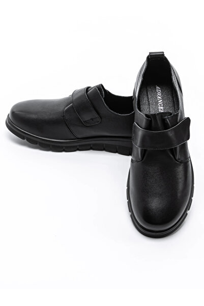 advancer Γυναικεία Casual Παπούτσια από Γνήσιο Δέρμα 21074 Μαύρα