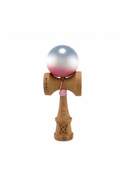 Berbis Kendama X Originala, Roz / Alb / Gri, Profesionala, Cupe Mari, Super S...