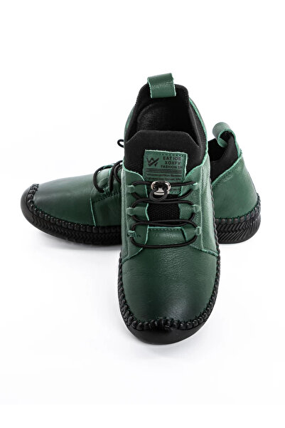 advancer Γυναικεία Casual Παπούτσια από Γνήσιο Δέρμα 2051X Πράσινο