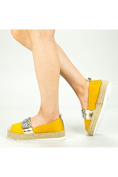 Botinelli Pantofi Casual Dama cu Platforma BL0003 Yellow