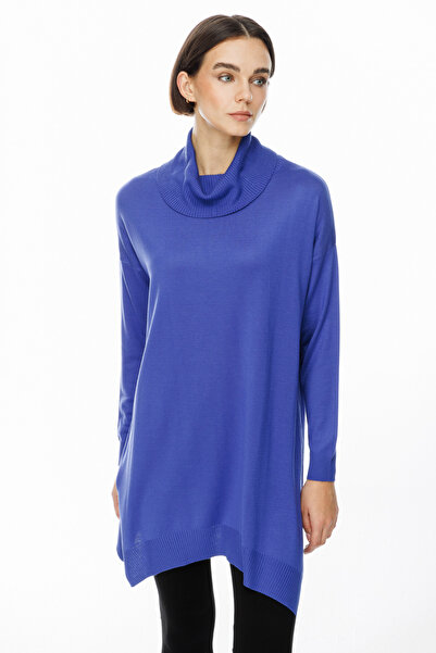 ON Γυναικείο μίντι τουνίκ oversized με ψηλό λαιμό - Casual chic