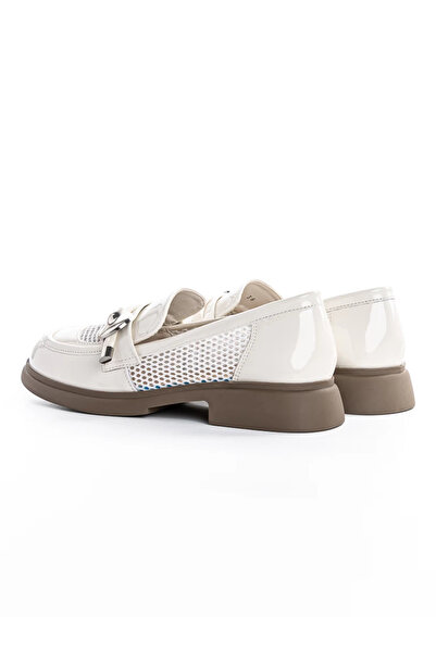 advancer Women's Casual Shoes Made of Genuine Leather 58019-30 Cream