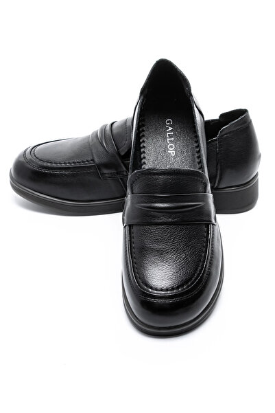 gallop Γυναικεία Casual Παπούτσια από Γνήσιο Δέρμα 9066 Μαύρο
