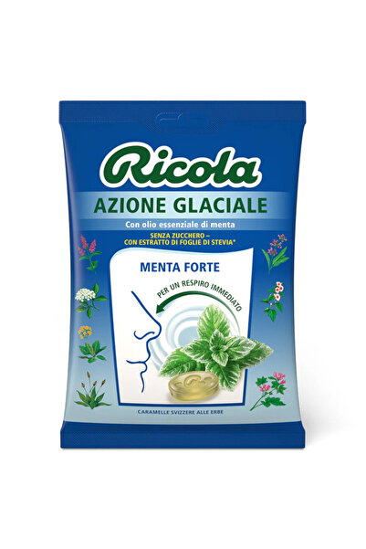 Ricola Menta Forte fără zahăr 70g