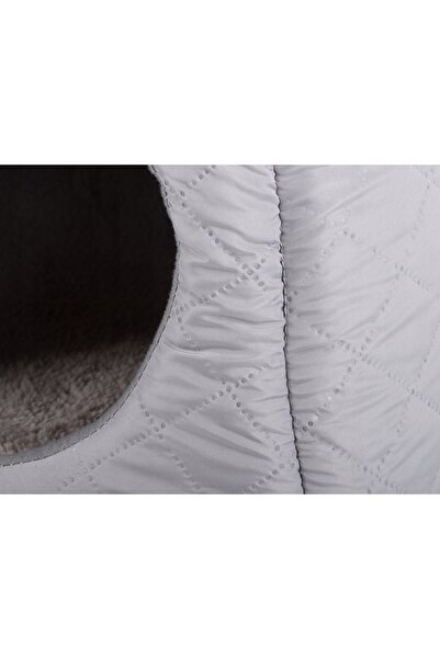 zola House for small dogs and cats, non-slip base, 28 x 35 x 33 cm, gray