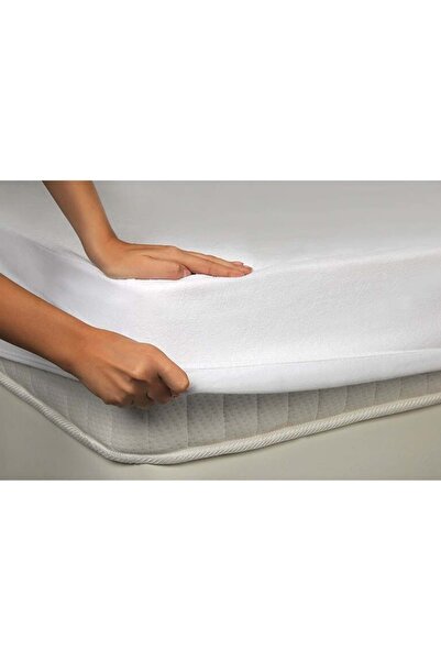 Özdilek Fitted Sıvıyı Hapseden Pamuklu Çift Kişilik Sıvı Geçirmez Havlu Alez (160x200)