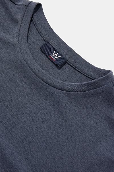 W Collection Dark Blue Circular Neck Long Sleeve Sweatshirt