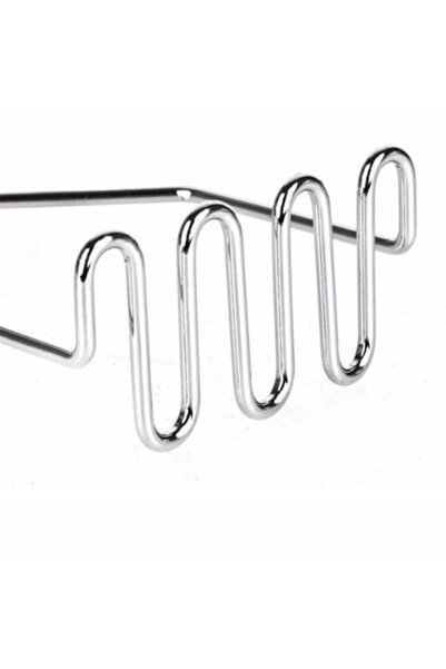 HALAMODO Sculpted Silver 25z9.5x7cm Curved Potato Smasher