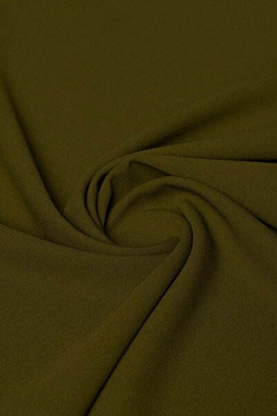 Kumaş Deposu Țesătură Scuba Crepe Green Color din material subțire