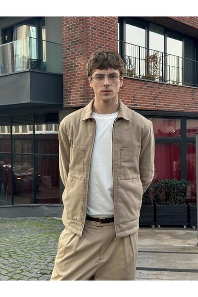 Danger Ανδρικό βαμβακερό παλτό μαύρο