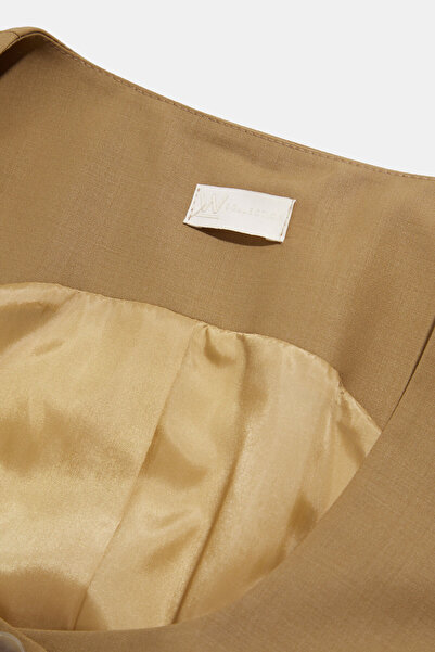 W Collection Camel Wool Vest