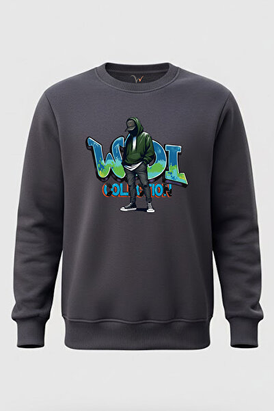 WİDİ Design în stil stradal cu graffiti cu imprimeu Hipster Hip Hop Style 3 ș...