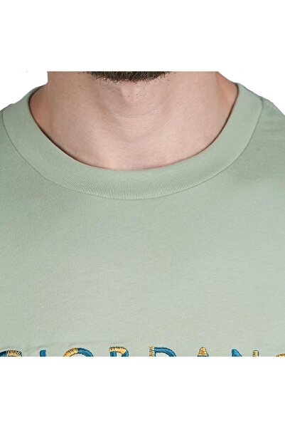 Giordano Men's Cotton Signature Print Slim Fit Tee