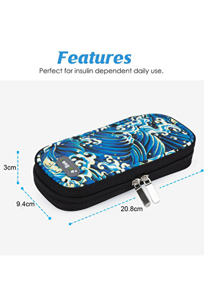 DMYRDH Insulin Cooler Travel Case Diabetic Cooler Bag Insulin Cooling Bag for Insulin Pen Insulin Medicine