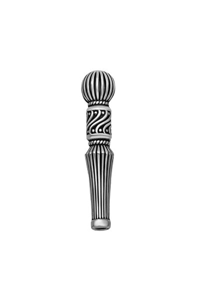 STİLLOVE Silver Wave Patterned Tasbih Imamesi
