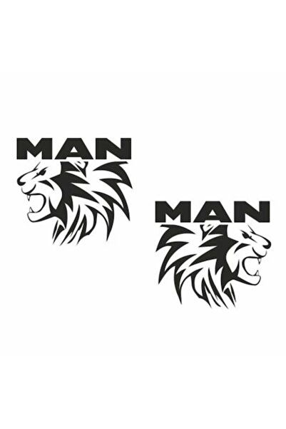 Oracal 651 Set of 2 Man Stickers No.2, 30Cm, Sun Resistant, Water Resistant, Black