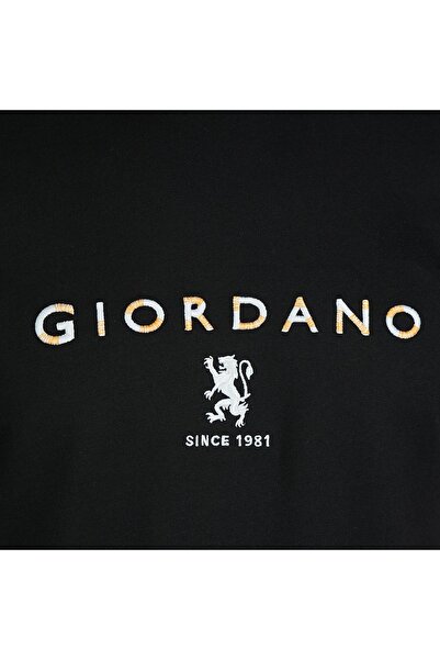 Giordano Men's Cotton Signature Print Slim Fit Tee