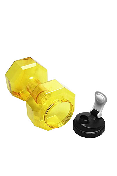HALAMODO Water Bottle with Dumbbell Design