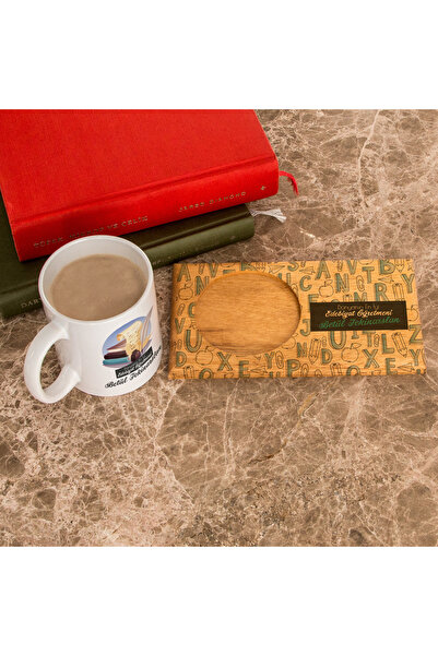Hediyesepeti Gift Mug Presentation Set for Literature and Turkish Teachers