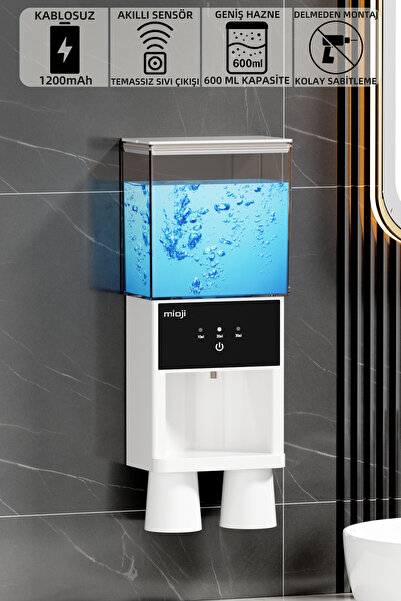 Mioji Mio G8 1200mAh Sensörlü Kablosuz 600ml Gargara Makinesi