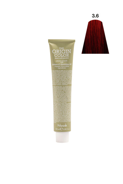 Nook Origin Color Saç Boyası 100ml - Derin Kızıl Koyu Kahve / En Koyu Kestane...