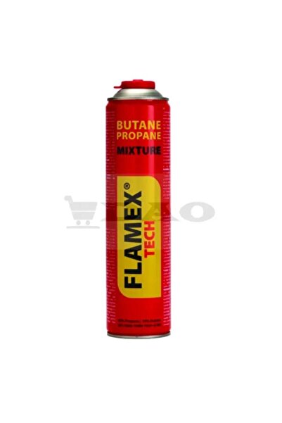 Flamex Gas tank 600ml FLAMEX, universal thread 7/16, propane-butane, 330 grams, 600ml