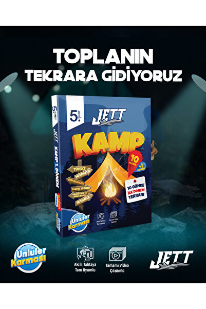 Ünlüler Karması Yayınları 5. SINIF 1. DÖNEM JETT KAMP 10 FASİKÜL