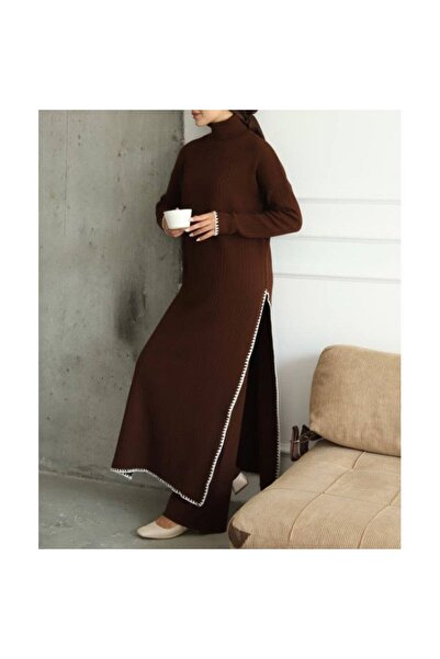 NERM Tesettür Women's Tiriko Top and Bottom Set