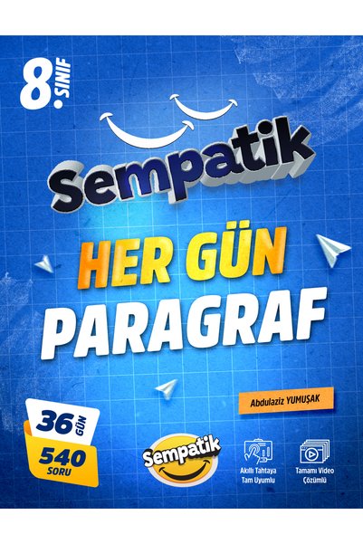 Ünlüler Karması 8. SINIF SEMPATİK SERİSİ HER GÜN PARAGRAF 36 HAFTALIK KAZANIM DENEMELERİ
