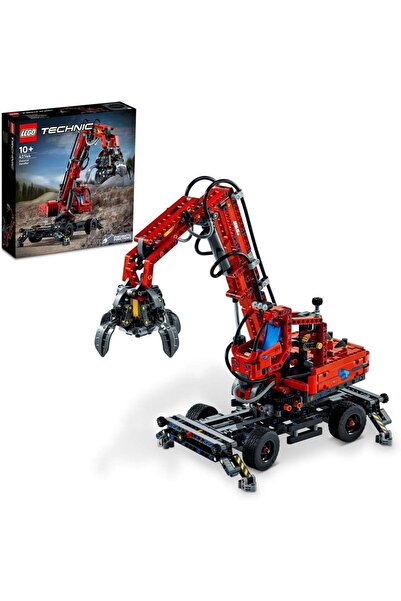 LEGO Technic Material Handler Crane Building Set 42144 (835 pieces)
