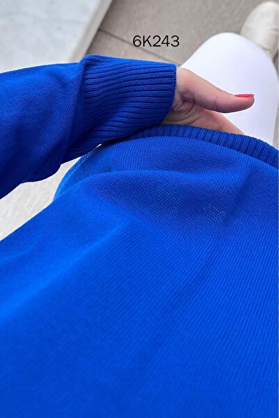 İnce Topuk Crew Neck Knitwear Blouse 6K243