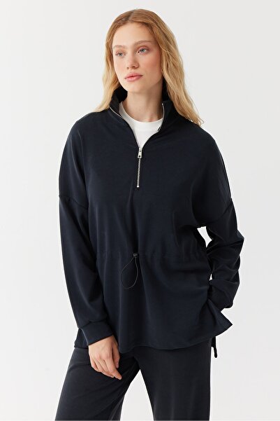 PAULMARK Φούτερ με φερμουάρ ψηλός λαιμός