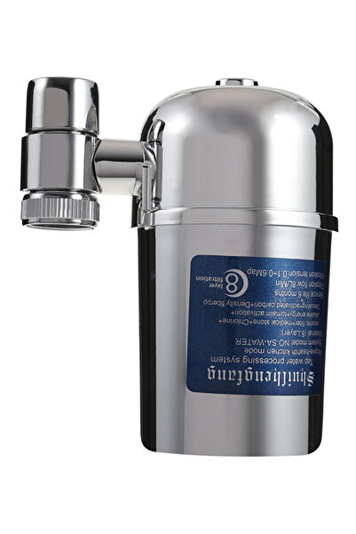 HALAMODO فلتر مياه عالي الأداء عالمي للحمام/المطبخ، فضي، 0.391 كجم