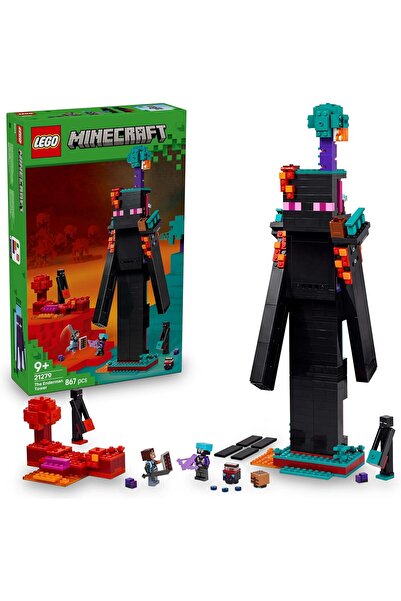 LEGO Minecraft The Enderman Tower 21279 - 2-in-1 Buildable Set