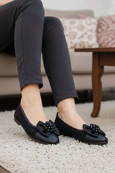 CEYDA SHOES Women's Bow-Knotted House Slippers, Decorated, Hand-Made, Engagement Wedding House Slippers