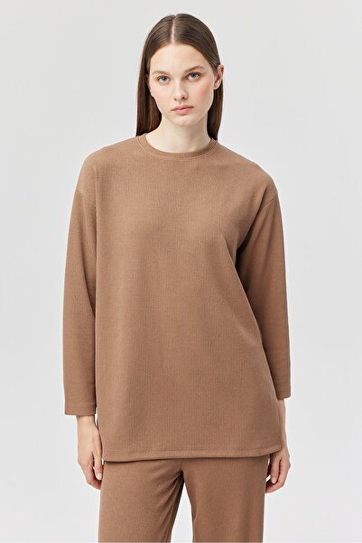 PAULMARK Tunica pentru femei material reiat cu fantă