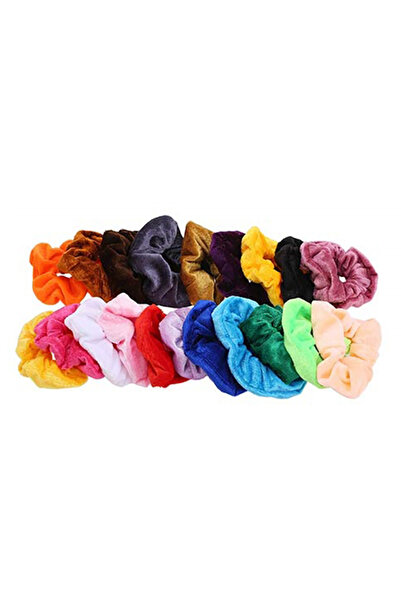 HALAMODO 20 Multicolored Elastic Hair Band Set