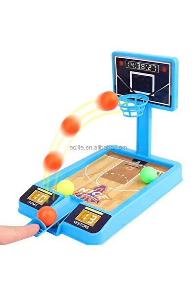 Generic طوق كرة سلة صغير لسطح المكتب - متعة بأطراف الأصابع لتخفيف التوتر في ا...