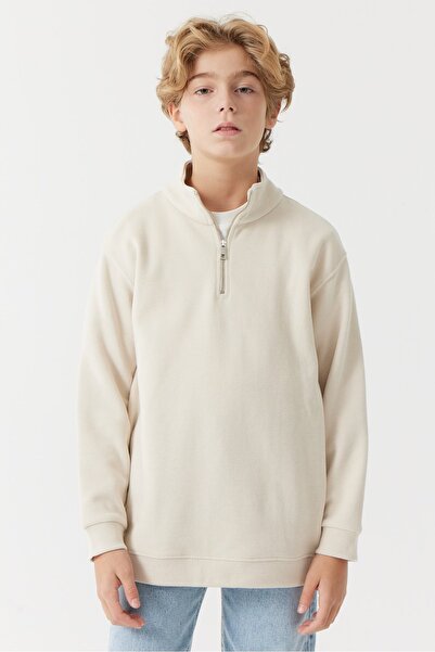 PAULMARK Світшот з коміром на блискавці для хлопчиків