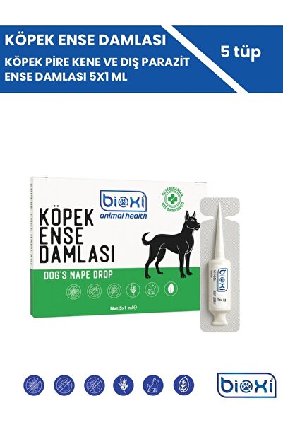 Bioxi Köpek Pire Kene Ve Dış Parazit Ense Uygulaması 5x1 ml 5 tüp