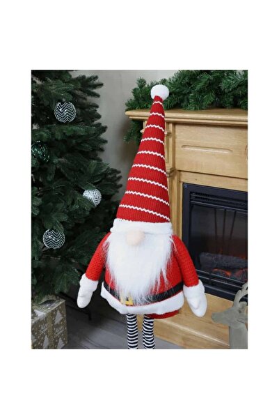 DacEnergy Decorative Christmas figurine, gnome type, made of polyester, sand and metal, stand...